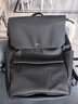 POLO商務(wù)雙肩包男士旅行背包男學(xué)生書(shū)包16英寸翻蓋電腦包短途出差包 黑色 曬單實(shí)拍圖