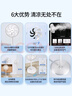 海爾（Haier）七葉輕音立式電風(fēng)扇京東自營家用落地扇臺立兩用風(fēng)扇落地遠(yuǎn)距大風(fēng)量節(jié)能搖頭宿舍電扇  HFS-J3546B 曬單實(shí)拍圖