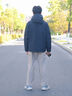 波司登2025年新款沖鋒衣鵝絨羽絨服男短款三合一防風防水外套B250331323 黑藏青|5295 L 180/100A 體重約140-155斤 曬單實拍圖