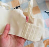 CURMOI蕾絲小胸聚攏文胸無鋼圈內(nèi)衣女收副乳防下垂胸罩性感空姐春夏薄款 米白【1件】蕾絲輕薄 M 建議34/75AB或32/70C 曬單實拍圖