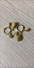 氣質(zhì)精致時尚百搭白色水晶榴蓮耳環(huán)個性設(shè)計感情人節(jié)禮物女生 留戀一生耳環(huán)【白色耳墜】 曬單實拍圖