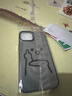 靜浠 蘋(píng)果14手機(jī)殼iphone14promax趣味小人中指線條plus全包防摔磨砂膚感彩銀鐳射保護(hù)套簡(jiǎn)約新款男女 月光黑-趣味線條小人【配手機(jī)膜】 蘋(píng)果14 曬單實(shí)拍圖
