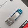 閃迪（SanDisk） SanDisk閃迪U盤(pán) USB3.0 酷鑠黑銀金屬外殼高速讀寫(xiě)加密保護車(chē)載穩定兼容 CZ73 藍 安全加密 64GB 讀速高達150mb/s 曬單實(shí)拍圖