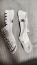 KELME/卡爾美中筒襪防滑硅膠襪加厚毛巾底足球襪籃球襪跑步襪子男女 白黑 均碼 曬單實(shí)拍圖