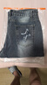 MMOPTOP嘻哈復古牛仔褲子男士秋冬季刺繡寬松闊腿直筒褲GK23575牛仔藍2XL 曬單實(shí)拍圖