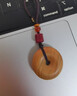 自由說(shuō)桃木平安扣吊墜男女款朱砂轉運珠寶寶項鏈護身符木質(zhì)掛件新年禮物 桃木平安扣吊墜 曬單實(shí)拍圖