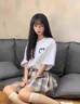 妙戀多2025夏季新款女裝短袖T恤 純棉高級(jí)感上衣 潮流百搭顯瘦短tee 白色純棉短袖-HELLO M 【建議85-100斤】 曬單實(shí)拍圖