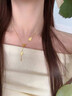老鳳祥黃金項(xiàng)鏈碎碎冰葫蘆足金套鏈金項(xiàng)鏈送女友老婆生日禮物七夕情人節(jié) 足金項(xiàng)鏈/約3.1g 曬單實(shí)拍圖