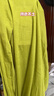 鐵箭舞蹈服女現(xiàn)代古典舞上衣成人練功跳舞寬松飄逸上衣罩衫 草綠 均碼 曬單實拍圖