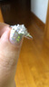 慕璨（OWN SHINE）【七夕禮物】柏林情書鉑金戒指60分培育鉆結(jié)婚求婚戒指送女友禮物 【主石0.5ct±0.05】 15號 曬單實拍圖
