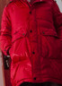 金羽杰冬季新潮學(xué)院風(fēng)羽絨服女中長(cháng)款寬松連帽直筒保暖上衣女Y22603153 曬單實(shí)拍圖