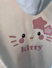 迪士尼（Disney）女童外套Kitty貓衛(wèi)衣外套2025春秋新款中大童開(kāi)衫拉鏈休閑上衣潮 拉鏈杏色[春秋薄款]前后印星星 170 曬單實(shí)拍圖
