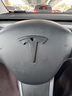 邁科斯維適用特斯拉Model3/Y煥新3Y車標裝飾貼前后方向盤字母車尾頭機蓋標 車標貼(亞光黑)【ModelY專用】3件 曬單實拍圖