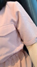 尚靜連衣裙女夏季2025新款女裝設(shè)計感收腰國風(fēng)繡花盤扣優(yōu)雅短袖裙子女 曬單實(shí)拍圖