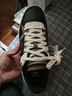 斐樂(lè)（FILA）官方男鞋TARGA復(fù)古板鞋冬季新款圓盾鞋休閑鞋運(yùn)動(dòng)鞋 黑/絨鎳灰-BB 40.5 曬單實(shí)拍圖