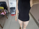李寧（LI-NING）泳衣女士連體三角專業(yè)訓(xùn)練游泳衣速干防曬競(jìng)速游泳裝備0951黑L 曬單實(shí)拍圖