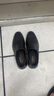 奧康【品牌特惠】奧康新款男鞋休閑商務套腳透氣防滑便捷男一腳蹬皮鞋 黑色 1231111034 42 曬單實拍圖