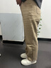 皮爾卡丹卡其色褲子女2025新款夏季薄款寬松牛仔褲休閑窄版女褲春秋直筒褲 卡其色 L 【推薦105-115斤】 曬單實(shí)拍圖