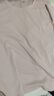 范迪慕 運動套裝女防走光網(wǎng)球短裙輕薄透氣跑步健身服套裝 淺粉色 XL  曬單實拍圖