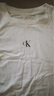 Calvin KleinJeans25春夏新款女士經(jīng)典ck字母印花潮流短款短袖T恤47AB213 曬單實(shí)拍圖