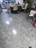 南界pvc自粘地板貼地板革防滑耐磨地板革加厚水泥地板貼客廳地磚貼 星際灰（60*60厘米1.2毫米厚） 曬單實(shí)拍圖