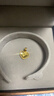 六福珠寶足金心閃心形黃金吊墜不含項鏈送禮 計價(jià) F95TBGP0005 1.54克(含工費236元) 曬單實(shí)拍圖
