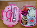 skingcond德國品牌兒童飯盒小學(xué)生專用食品級不銹鋼帶蓋可愛上班族保溫便當(dāng) 柴犬【四格+保溫袋+贈餐具套裝+湯碗】316抗菌不 曬單實拍圖