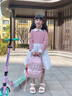沐霓2025夏季新女童涼鞋時(shí)尚學(xué)生沙灘鞋中大童軟底防滑露趾公主鞋涼拖 褶皺魔術(shù)貼涼鞋白34碼內(nèi)長(zhǎng)21.3cm 曬單實(shí)拍圖