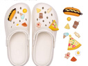 名創(chuàng)優(yōu)品（MINISO）洞洞鞋女款2025新款eva防滑防臭沙灘鞋增高涼拖鞋女夏季外穿 白色+美食集(10個)滴塑 40-41 曬單實拍圖