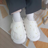 QYCKABY月子鞋女56月份春秋包跟夏季薄款孕婦產(chǎn)后室內家居防滑保暖棉拖鞋 粉色小花【專為孕婦設計】 38 -39標準碼（內長245MM） 曬單實拍圖