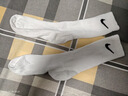 耐克NIKE【滔搏運動】 襪子男(3雙)日常寬松透氣襪子 SX7676-100 M 曬單實拍圖