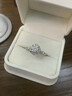 DRAGBOLL鉆戒女星河戒指 求婚結婚公主燦若星辰1克拉七夕情人節(jié)禮物送老婆 50分-閉口備注圈口 曬單實拍圖