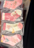 貝比兒童襪子女童春秋季純棉長筒襪秋冬可愛嬰兒中筒襪寶寶襪1-2歲 曬單實(shí)拍圖