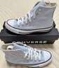 匡威（Converse）官方 All Star春夏新品男女高幫休閑板鞋A10535C A10535C 41 曬單實(shí)拍圖