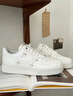 耐克NIKE板鞋女空軍一號(hào) AIR FORCE 1運(yùn)動(dòng)鞋F(xiàn)V3654-111帆白39 曬單實(shí)拍圖