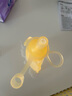 哈咔果泥袋寶寶輔食擠壓袋自制水果嬰兒吸吸袋多功能硅膠飲水袋 多功能果泥袋1個(gè)裝（果凍黃） 曬單實(shí)拍圖