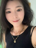 GUIG2025夏季穿搭必備民族風(fēng)項(xiàng)鏈金色電鍍松石串珠太陽花吊墜小眾 項(xiàng)鏈-金色(鈦鋼) 曬單實(shí)拍圖