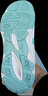 美津濃（MIZUNO）CYCLONE SPEED CN排球鞋綜合室內(nèi)外訓(xùn)練鞋男女款羽毛球鞋乒乓球鞋 白紅藍(lán) V1GA218125 37 =235mm 曬單實(shí)拍圖