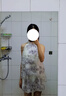 讓霧套裝兩件套新中式連衣裙裙子女夏季2025新款高級感法式海邊沙灘裙 水墨荷葉邊套裝 M 建議100-110斤 曬單實拍圖
