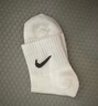 耐克(NIKE)襪子男子 速干透氣籃球襪 短襪三雙裝SX7677-100白M 曬單實(shí)拍圖