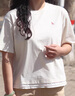 哈吉斯（HAZZYS）女裝 【薄荷曼波風(fēng)】夏款針?biāo)笙嗥碩恤衫女ASTSE0BBX51 米黃色OW XL (170/92A 42) 曬單實(shí)拍圖