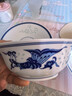 富玉餐具碗盤(pán)散件中式釉中彩家用餐具自由搭中國(guó)風(fēng)玲瓏瓷碗碟菜盤(pán)子 青韻 8寸盤(pán) 曬單實(shí)拍圖
