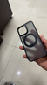 品勝【自帶支架】適用蘋果15promax手機(jī)殼iphone15promax保護(hù)套磁吸Magsafe無線充電旋轉(zhuǎn)支架殼 黑色 曬單實(shí)拍圖