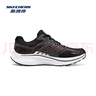 斯凱奇（Skechers）暮光鞋丨2025新品運(yùn)動(dòng)跑鞋男女款高回彈輕質(zhì)吸震綁帶休閑鞋 男款-黑色/灰色/BKGY 40 曬單實(shí)拍圖