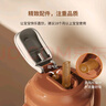 咪小兔適配世喜奶瓶配件直飲吸管杯蓋學(xué)飲嘴鴨嘴奶嘴重力球把手柄 【翻蓋帶手柄】空心直飲水杯蓋-白+吸嘴 曬單實(shí)拍圖