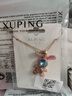 XUPING旭平首飾S時尚可愛小兔子項鏈女生送禮飾品 4號色-藍色 約40+5cm 曬單實拍圖