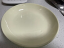 佩爾森奶油風(fēng)陶瓷盤子菜盤家用碗盤餐具釉下彩高級感餐盤奶油8盤2只裝 曬單實(shí)拍圖