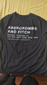 ABERCROMBIE & FITCH【經(jīng)典LOGO】男裝25夏新款美式復(fù)古重磅圓領(lǐng)短袖T恤KI123-5029 黑色 L 180/108A) 曬單實(shí)拍圖