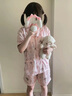另約冰絲睡衣女款夏季涼感短袖短褲2025新款日系可愛(ài)小兔子家居服套裝 50800 粉格兔子 L 曬單實(shí)拍圖