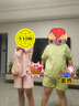 葉盼（yepan）帶胸墊睡衣女夏款2025新款短袖短褲套裝莫代爾防凸點(diǎn)一體式家居服 2051-麥綠【帶胸墊】 XL (170) ：建議120-140斤穿著 曬單實(shí)拍圖